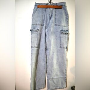 YMI Women's Light Blue Flare Jeans